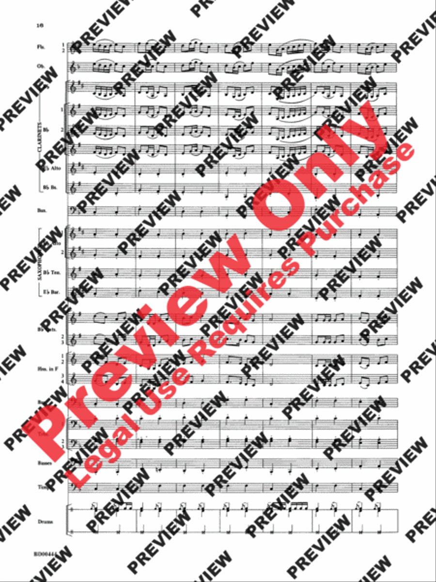 Lethbridge Overture Concert Band scores gallery preview page 17