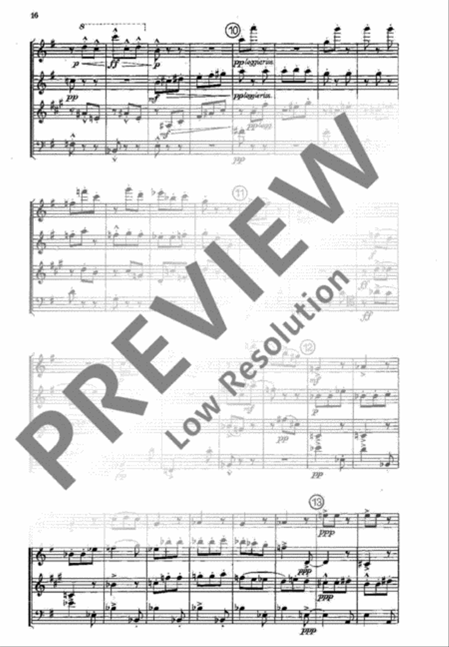 Quartet Bassoon scores gallery preview page 17