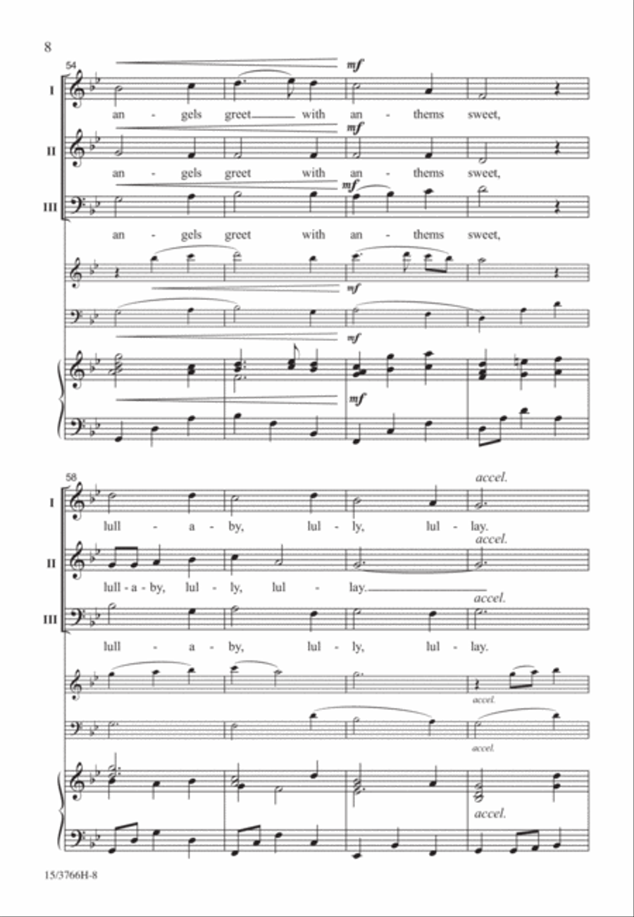 Lullay, Noel 3-Part scores gallery preview page 8