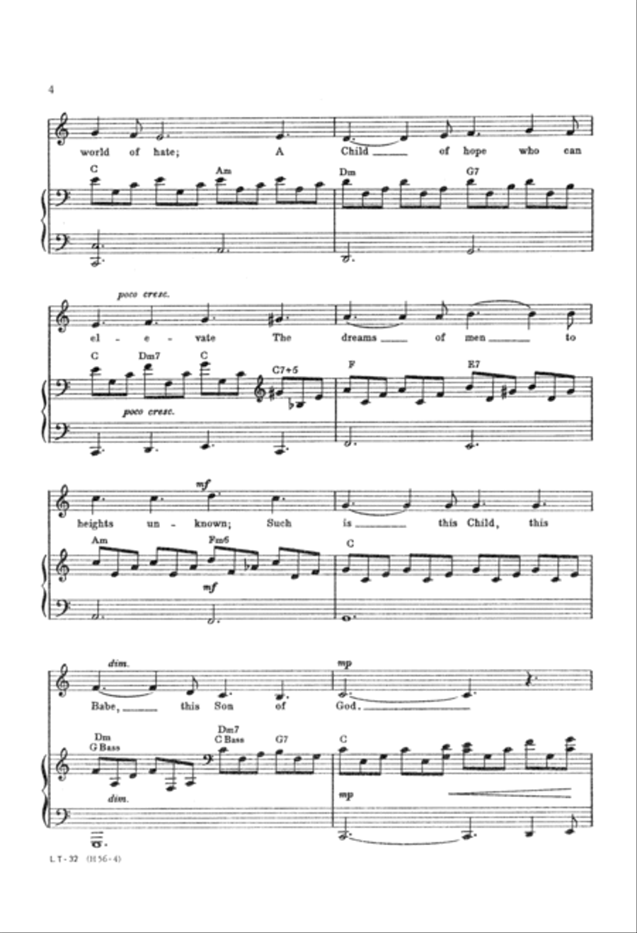 A Child of Hope 4-Part scores gallery preview page 5