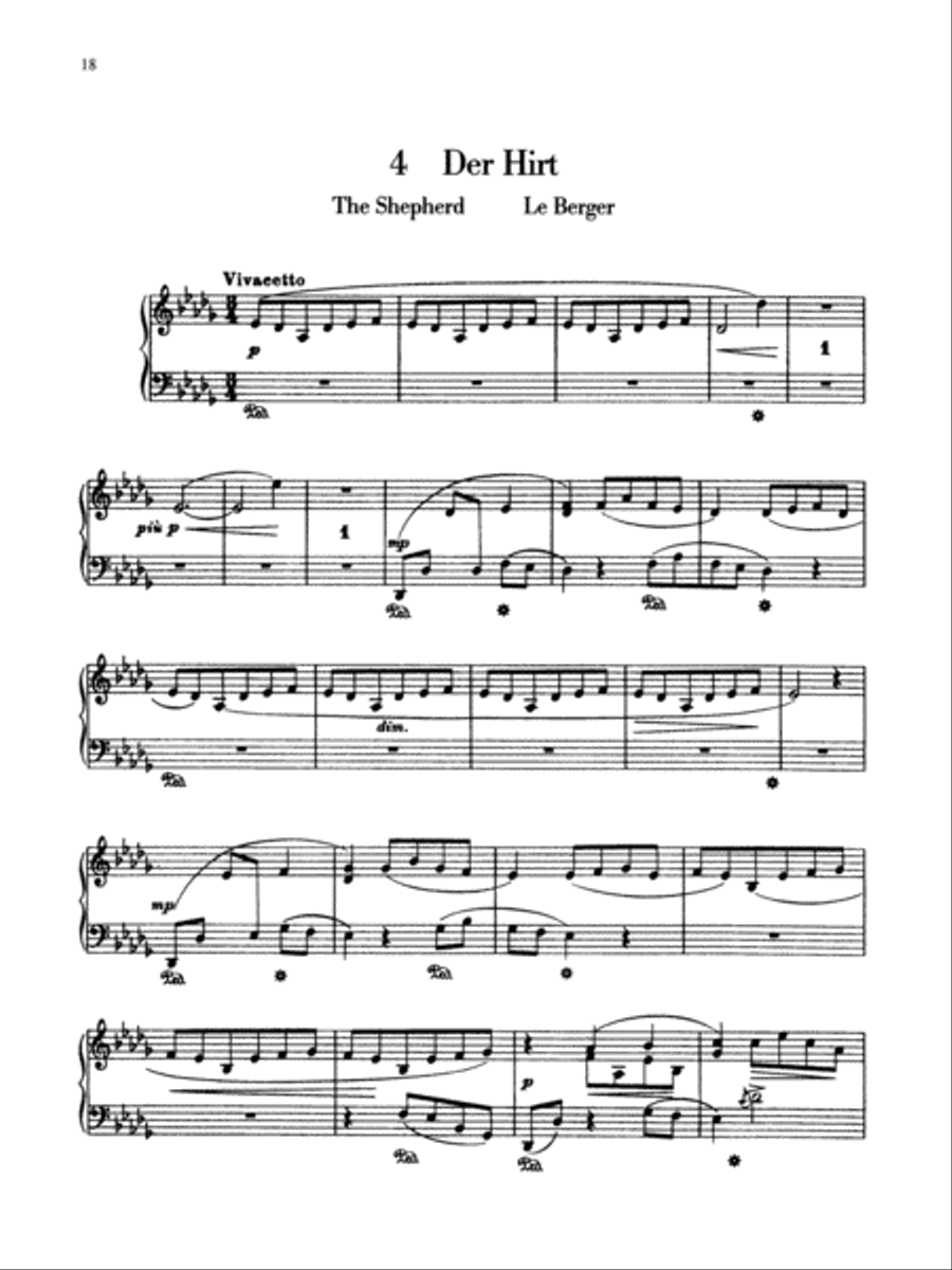 Sibelius: Ten Pieces, Op. 58 Piano Solo scores gallery preview page 1