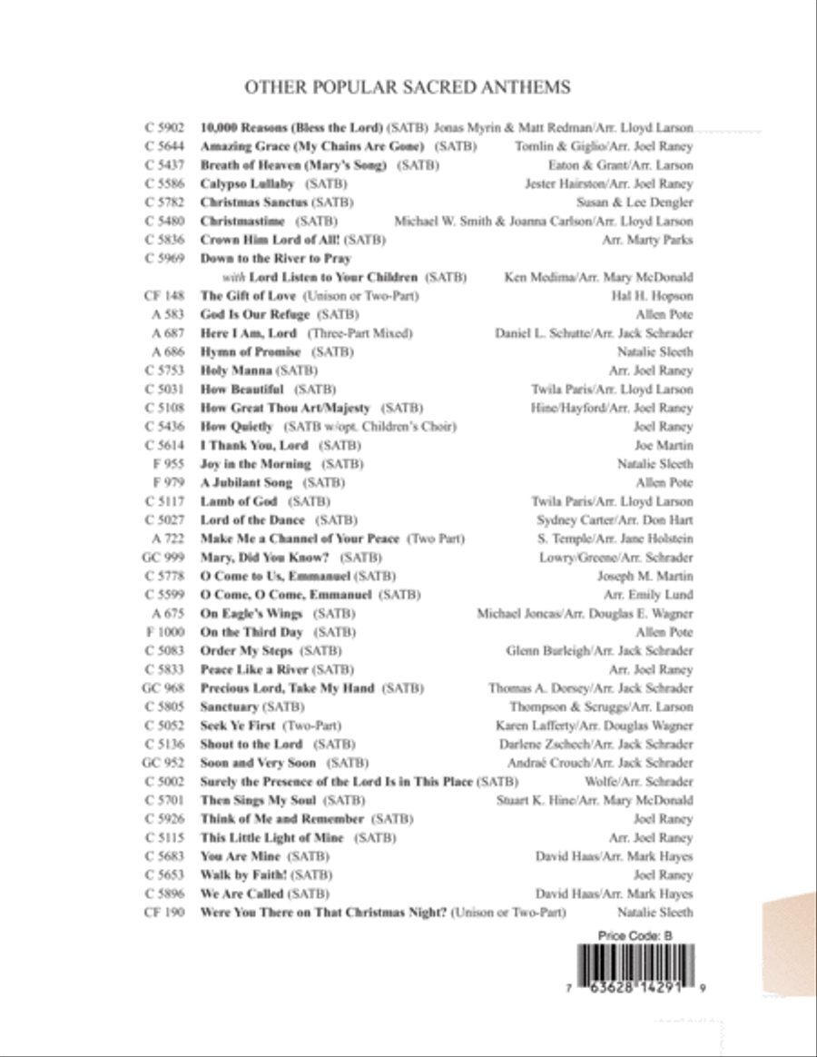 We Come as Guests Invited 4-Part scores gallery preview page 8