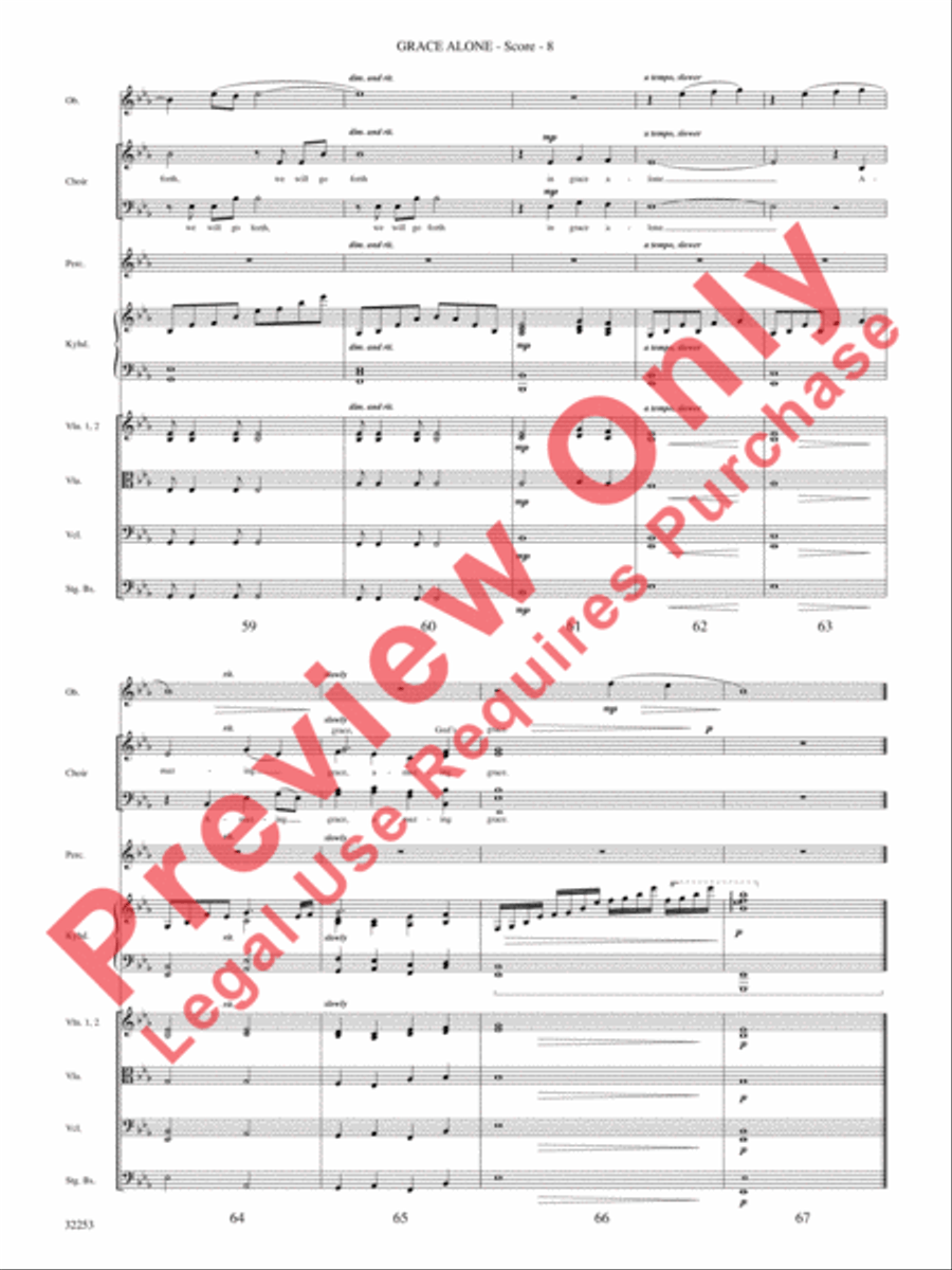 Grace Alone Grace Alone Choir scores gallery preview page 9