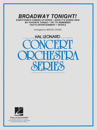 Book cover for Broadway Tonight
