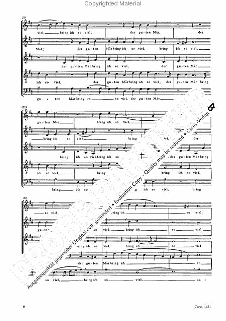 From heav'n above to earth I come (Vom Himmel hoch, da komm ich her) SSATB scores gallery preview page 7