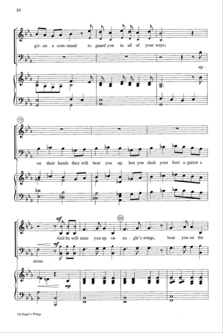 On Eagle's Wings On Eagle's Wings 4-Part scores gallery preview page 11