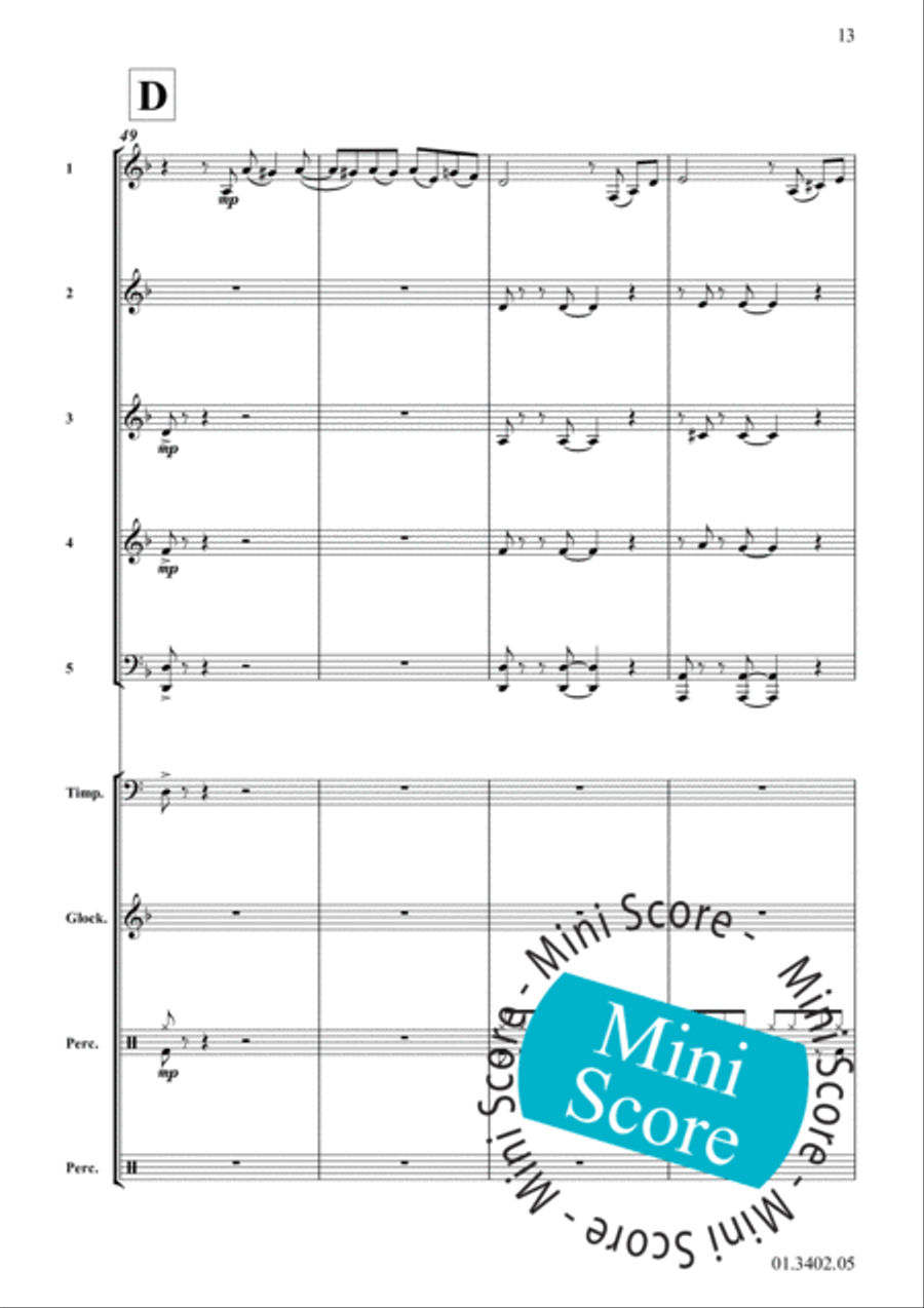 The Great Beethoven Bonanza Concert Band scores gallery preview page 17