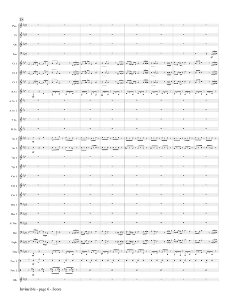 Invincible for Concert Band