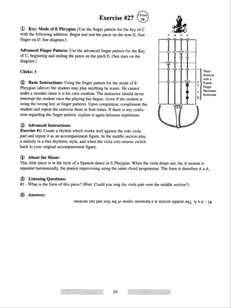 Fun Improvisation for Viola Viola scores gallery preview page 4