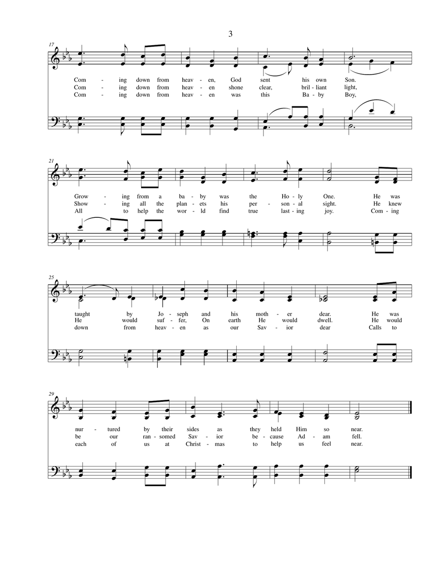 Hymns 17: Original Sacred SATB Music, volume 17 4-Part scores gallery preview page 6