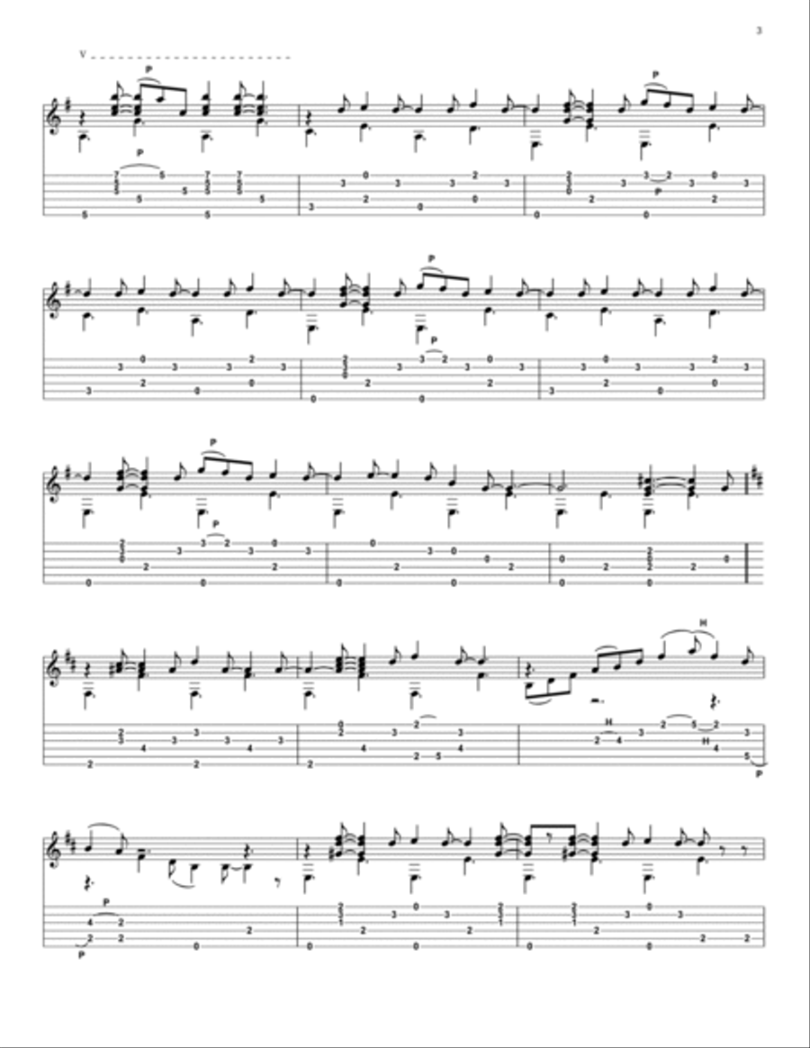 Outro in E minor (No.3) Outro in E minor (No.3) Part scores gallery preview page 3