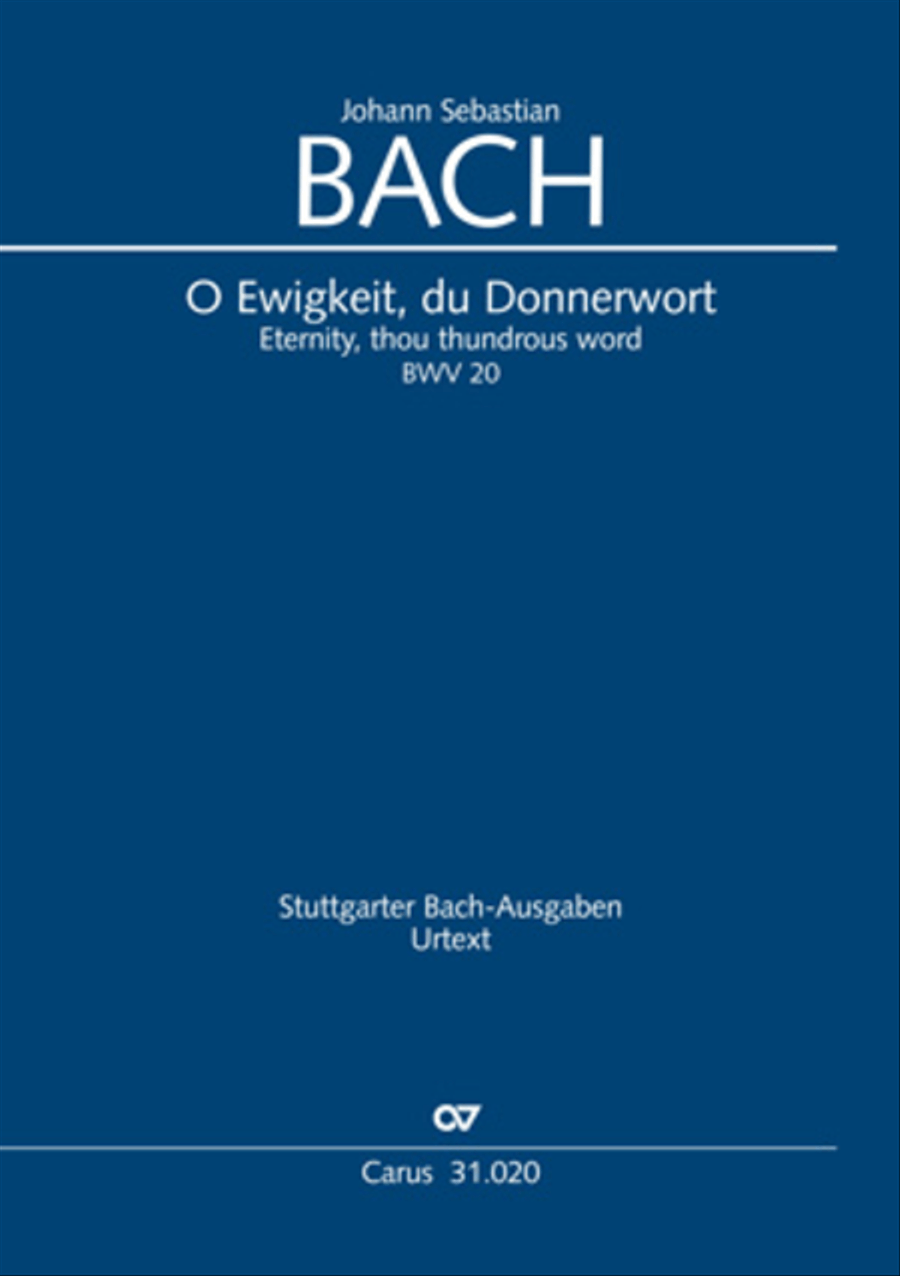 Eternity, thou thundrous word (O Ewigkeit, du Donnerwort) ATB scores gallery preview page 1