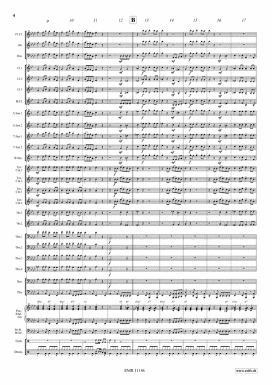 Hibiscus Cha Cha Concert Band scores gallery preview page 5