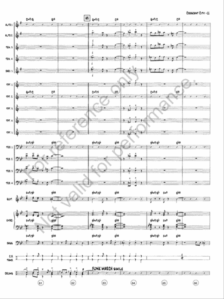 The Crescent City Stomp The Crescent City Stomp Jazz Ensemble scores gallery preview page 12