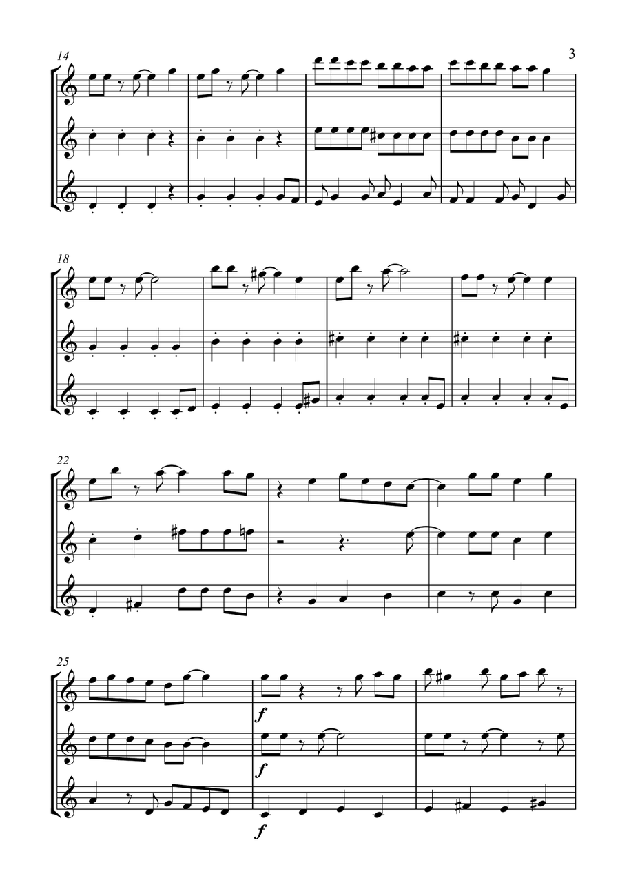 Basin Street Blues Basin Street Blues Woodwind Trio scores gallery preview page 3