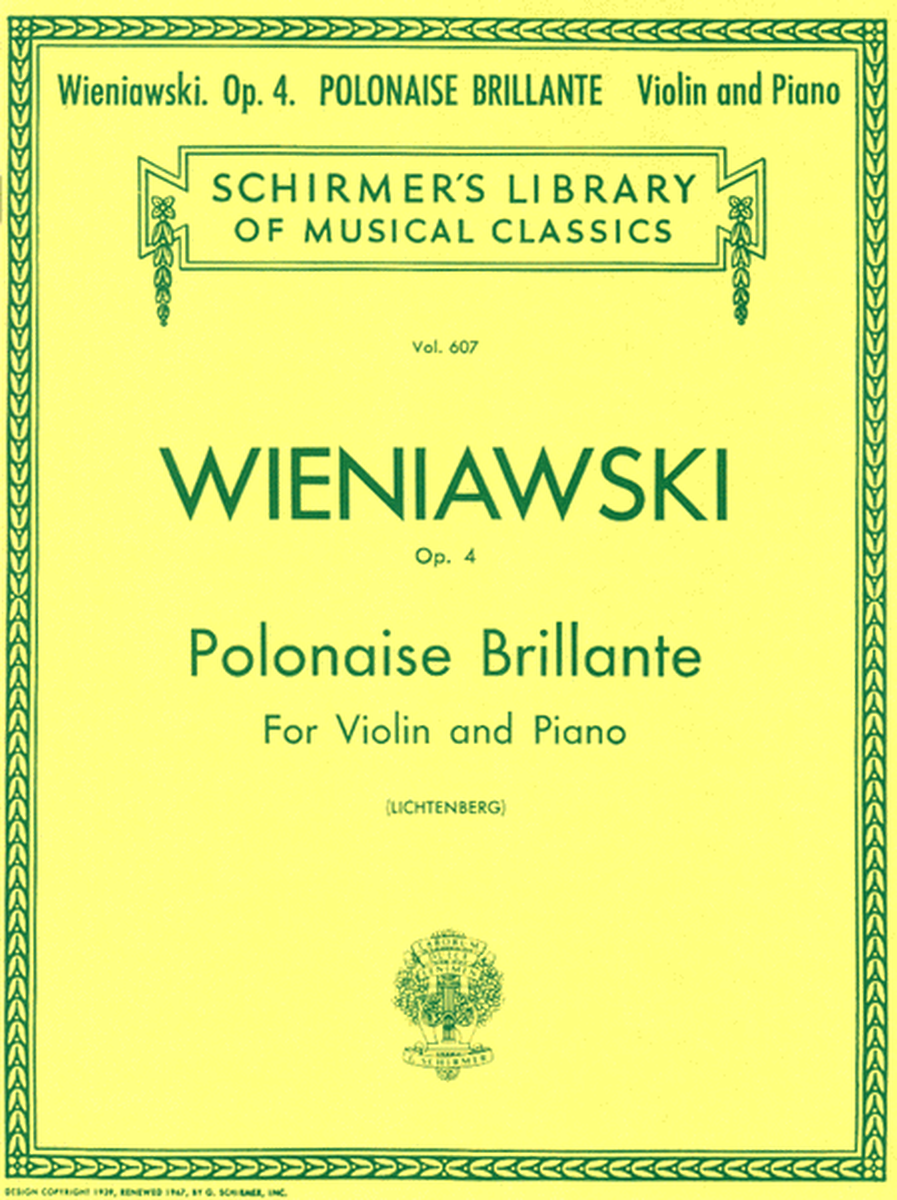 Polonaise Brillante, Op. 4