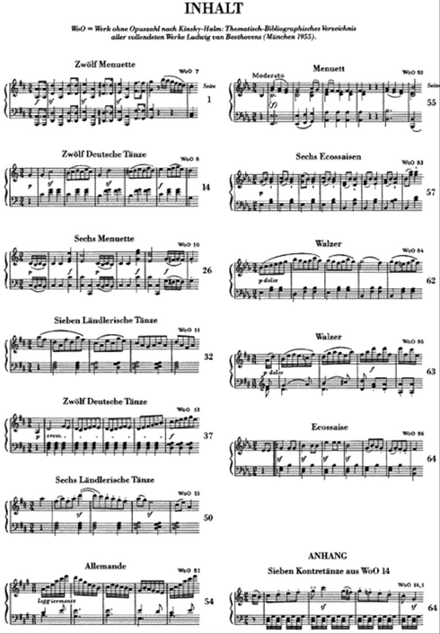 Dances for Piano Piano Solo scores gallery preview page 3