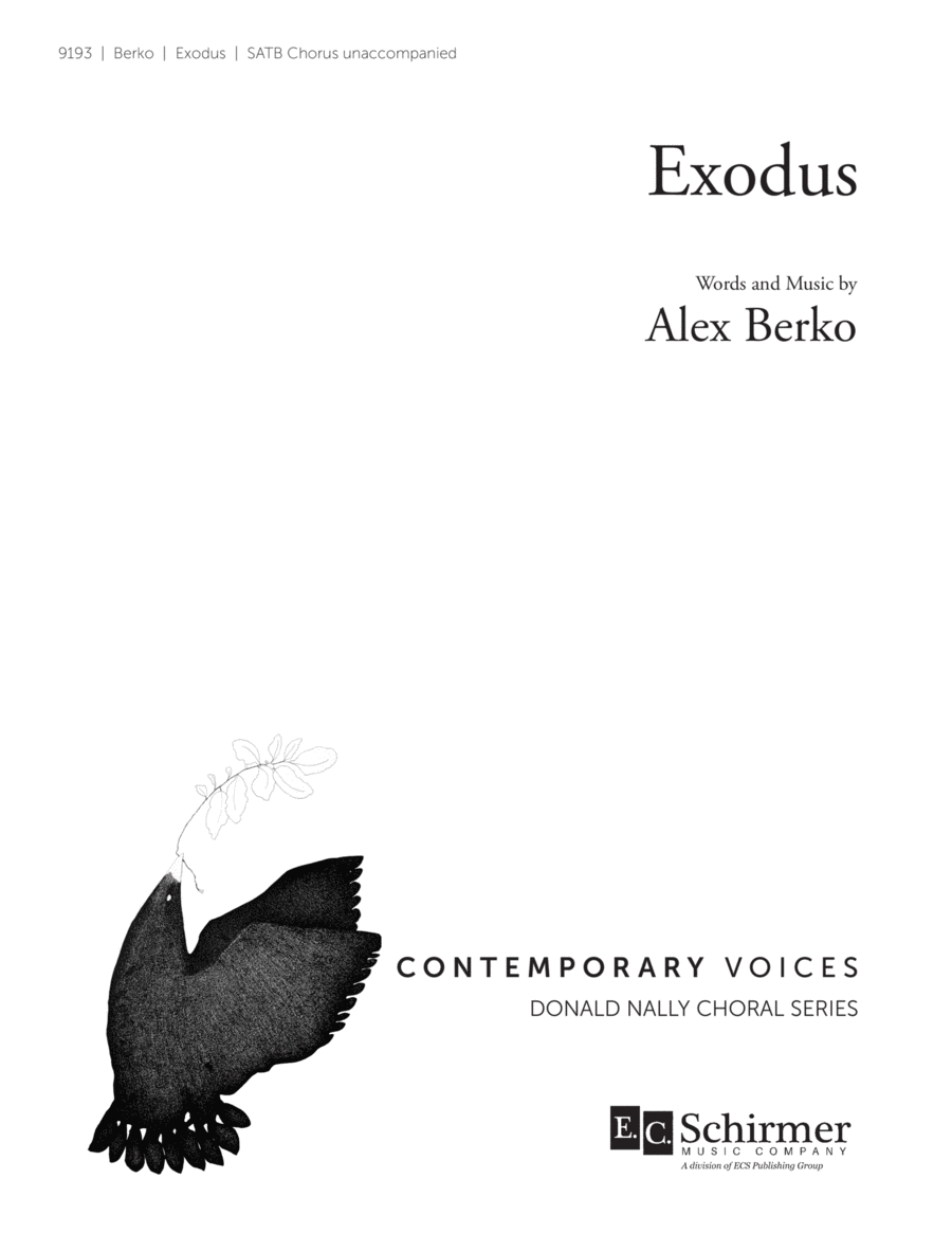 Exodus 4-Part scores gallery preview page 1
