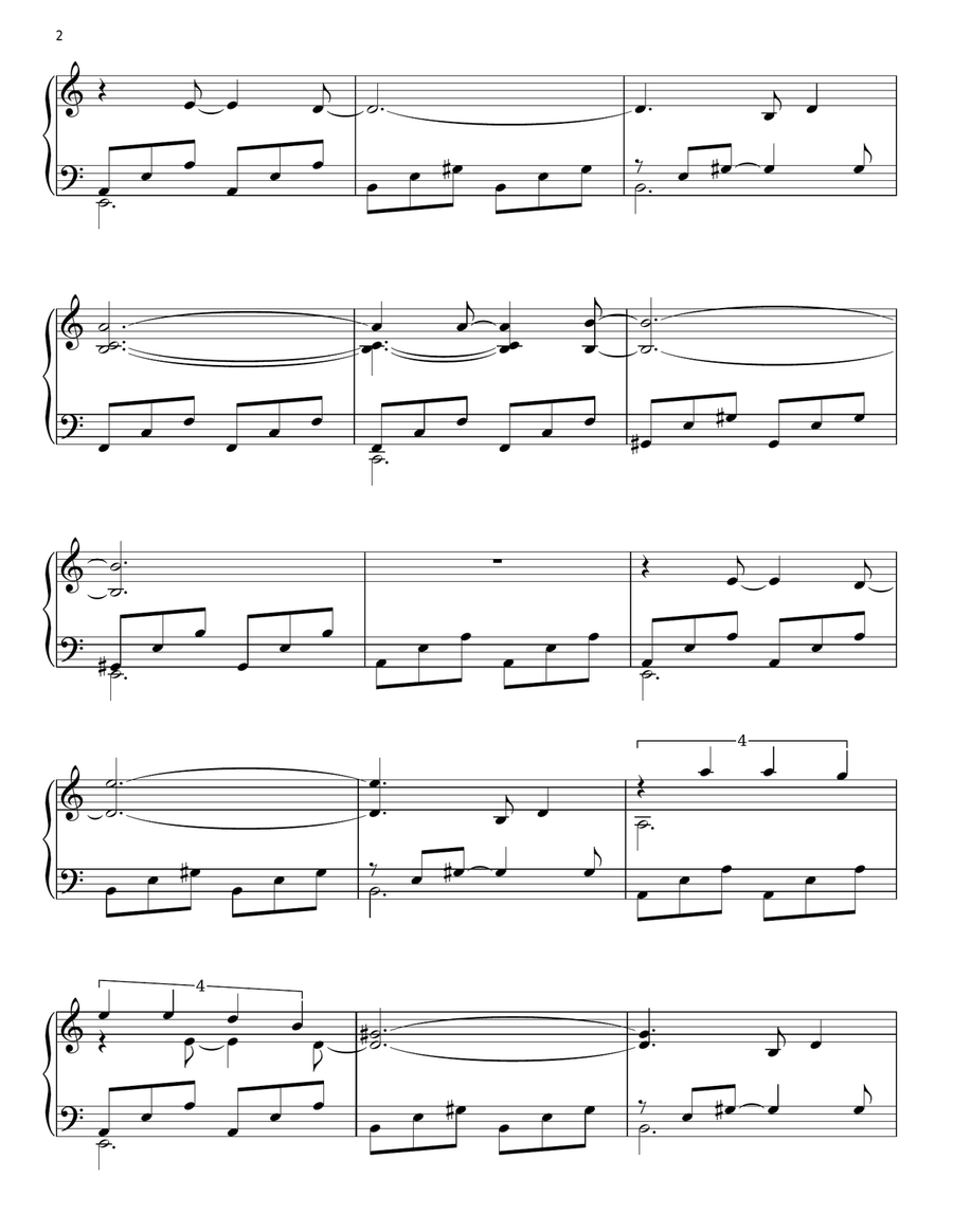 Phascination Phase Piano Solo scores gallery preview page 2
