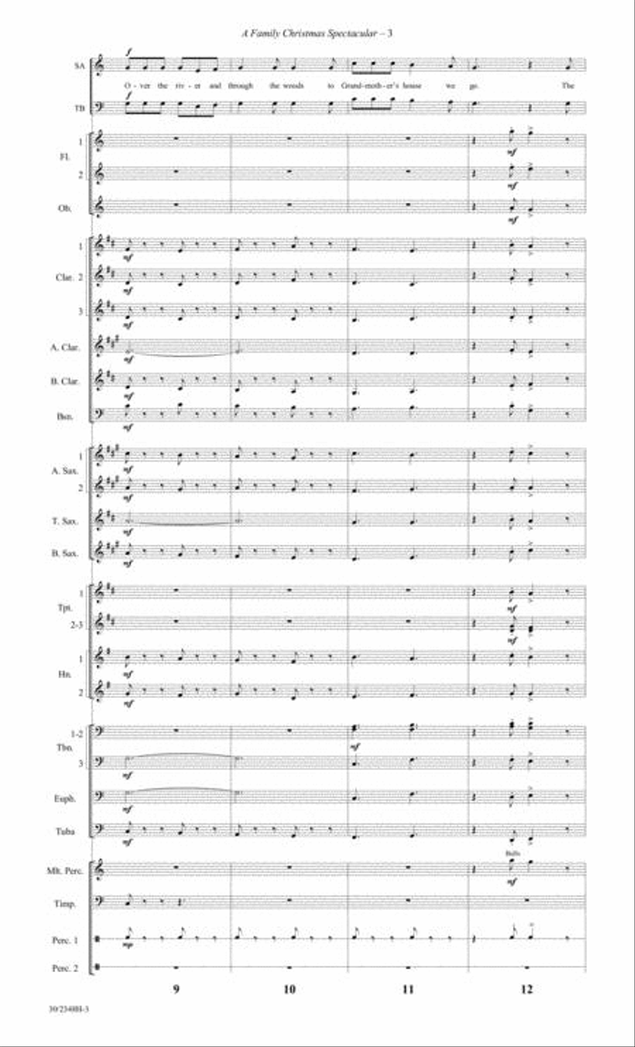 A Family Christmas Spectacular - Concert Band Score/Parts Concert Band scores gallery preview page 4