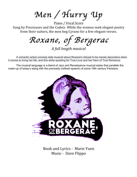 MEN / HURRY UP - from "Roxane of Bergerac" - a full length musical image number null
