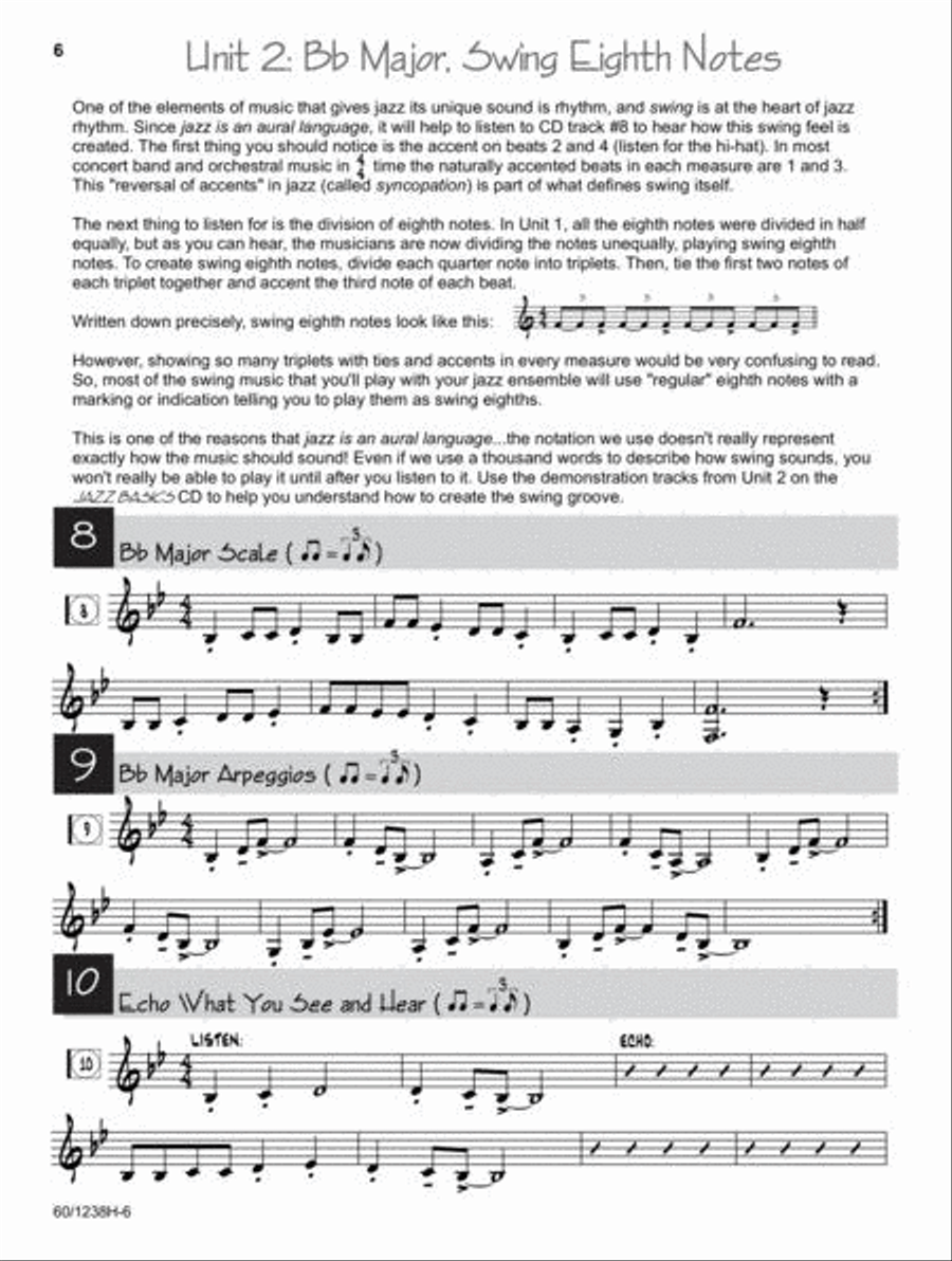 Jazz Basics - F Horn Jazz Basics - F Horn Jazz Ensemble scores gallery preview page 6