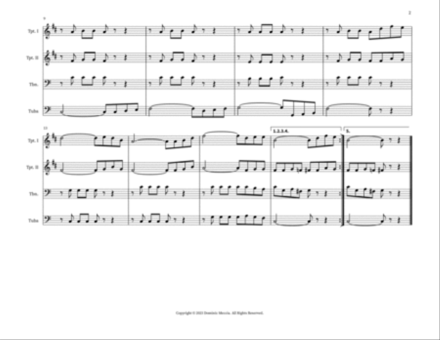 Beautiful Life Small Ensemble scores gallery preview page 2