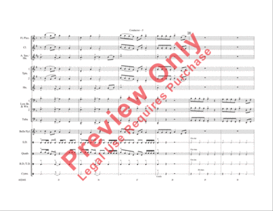 Good Time Marching Band scores gallery preview page 6
