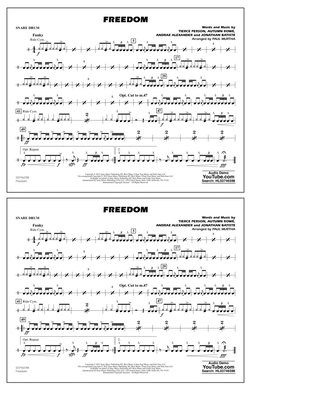 Freedom (arr. Paul Murtha) - Snare Drum