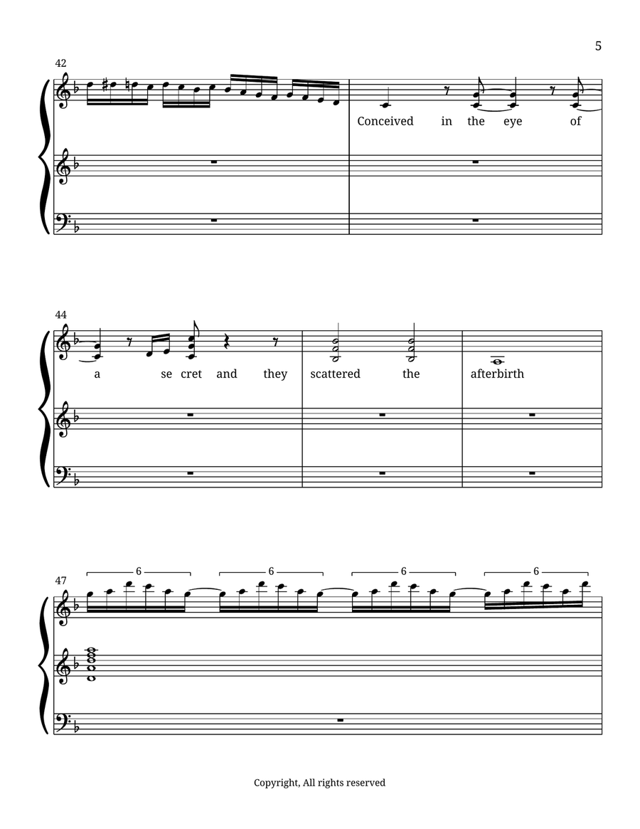 Mr. Crowley Mr. Crowley Organ Solo scores gallery preview page 5