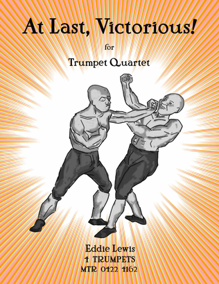 Book cover for At Last, Victorious! Easy Trumpet Quartet