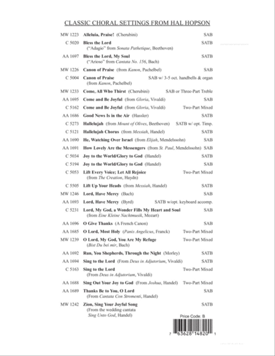 The Gift of Love The Gift of Love Unison Choir scores gallery preview page 8
