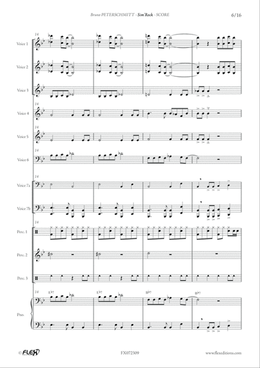 Sim'Rock Sim'Rock Concert Band scores gallery preview page 6