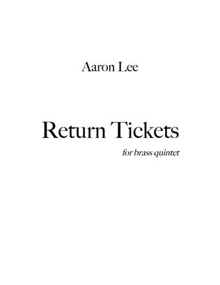 Return Tickets (for Brass Quintet)