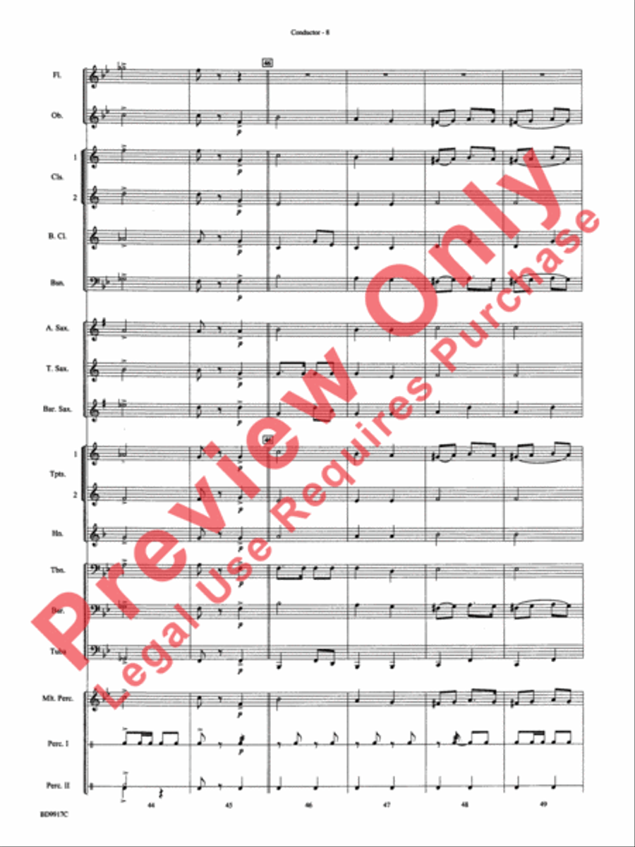 Barnum and Bailey's Favorite Concert Band scores gallery preview page 11