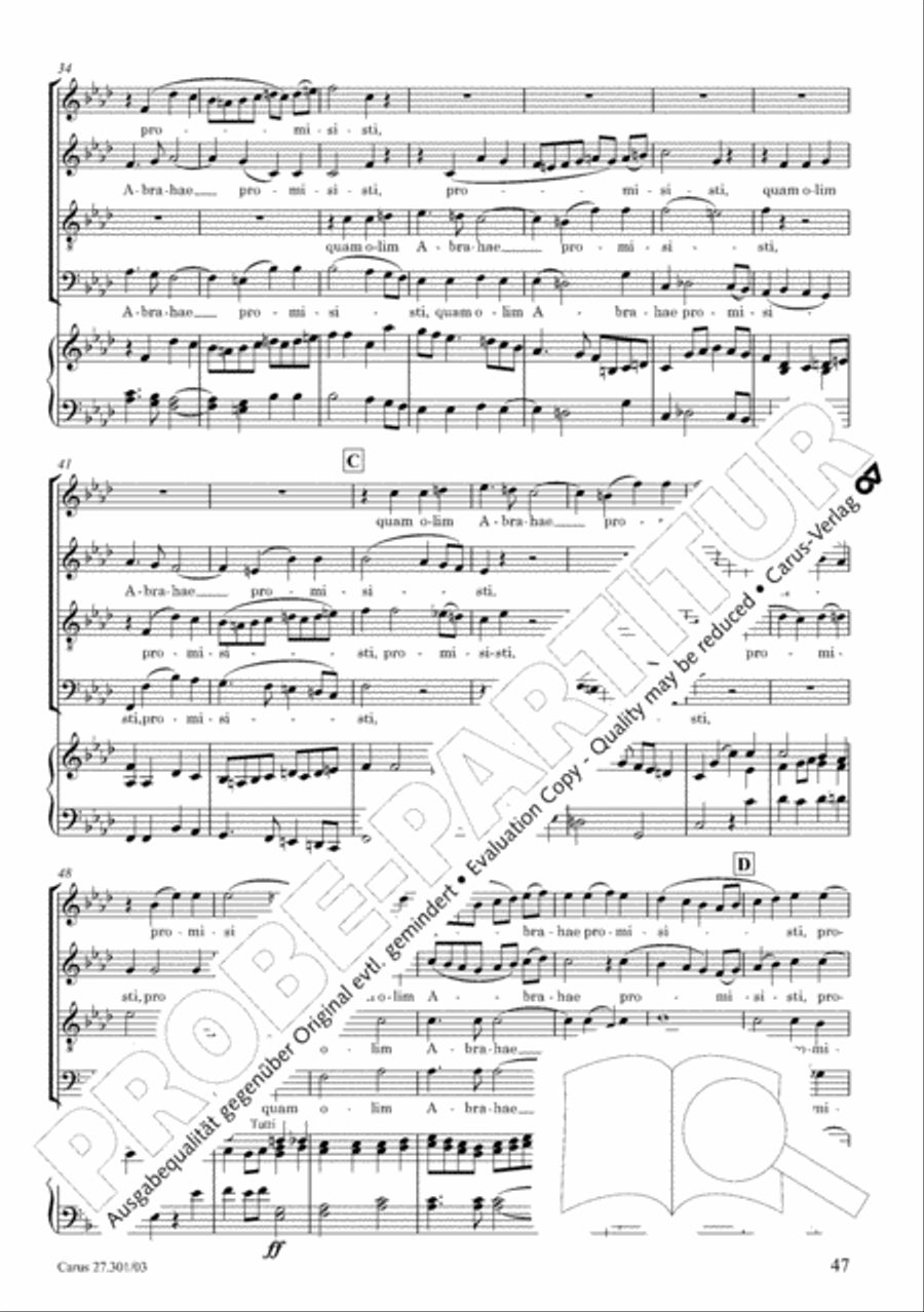 Requiem in F minor Requiem in F minor 4-Part scores gallery preview page 52