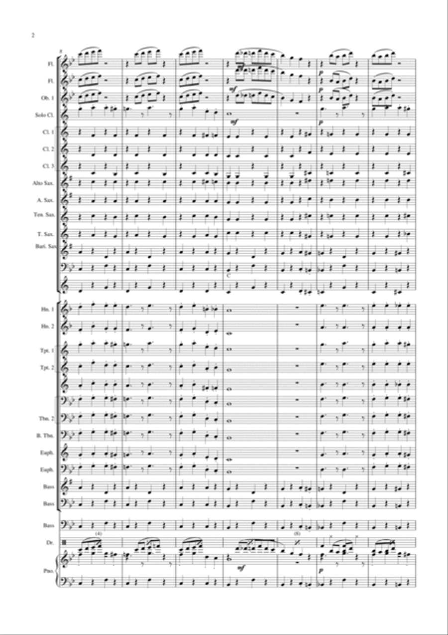 1920s Jukebox! Concert Band scores gallery preview page 2