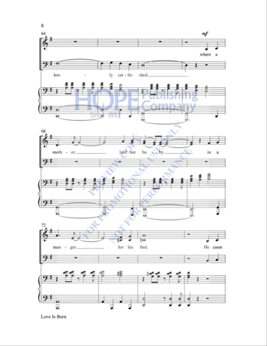 Love Choir scores gallery preview page 15