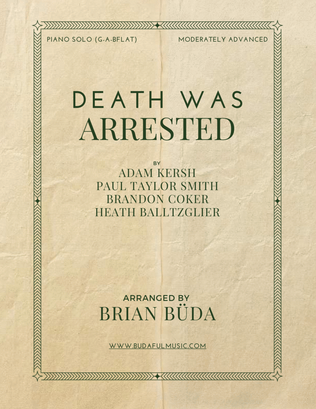 Book cover for Death Was Arrested