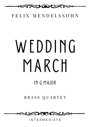 Book cover for Mendelssohn - Wedding March in G Major - Intermediate