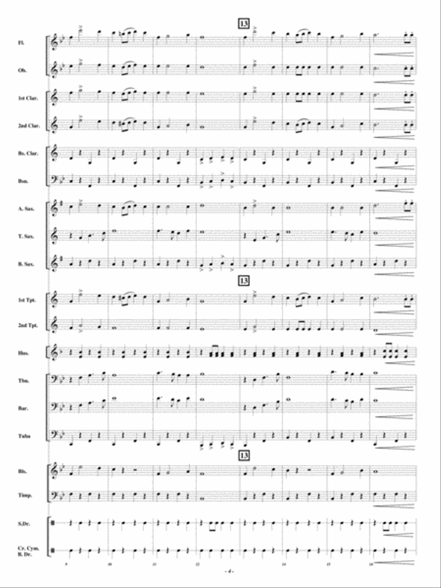 Fidelity Fidelity Concert Band scores gallery preview page 3