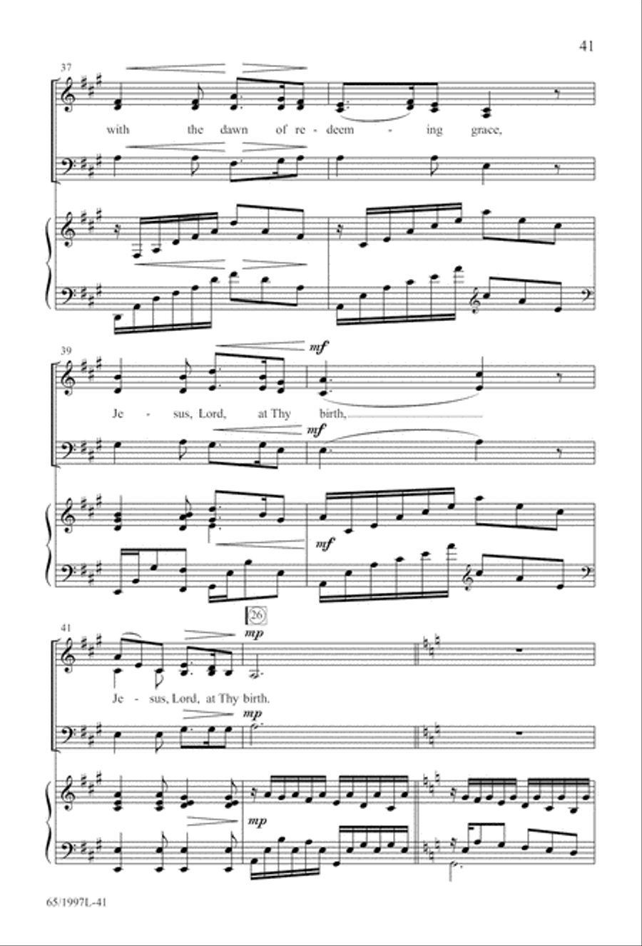 Candles and Carols Candles and Carols 3-Part scores gallery preview page 42