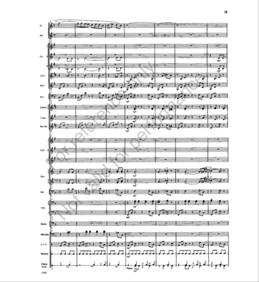 Symphonic Celebration and Dance Concert Band scores gallery preview page 12