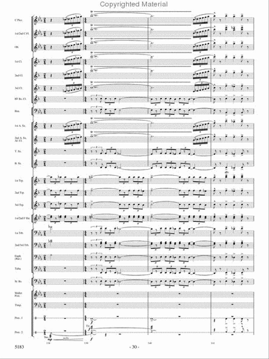 Portrait of Freedom Concert Band scores gallery preview page 29
