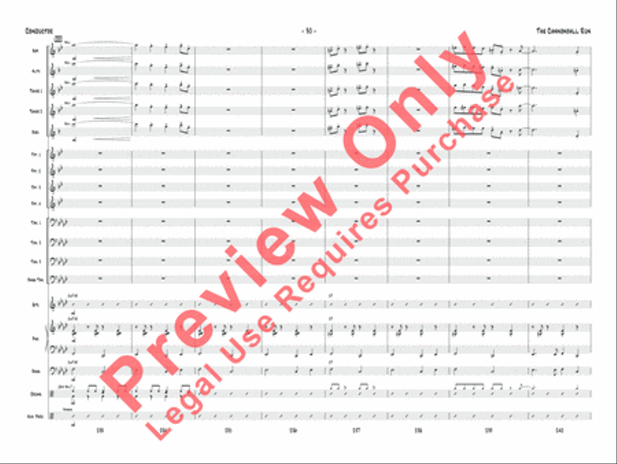 The Cannonball Run Jazz Ensemble scores gallery preview page 31