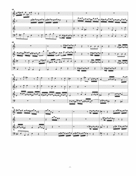 Fugue for organ, BWV 532/II (arrangement for 4 recorders)