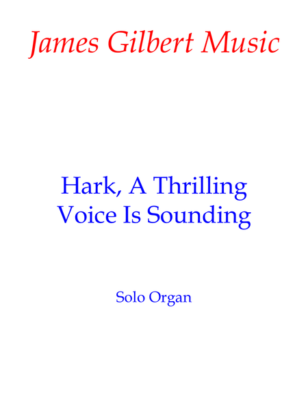Hark, A Thrilling Voice Is Sounding image number null