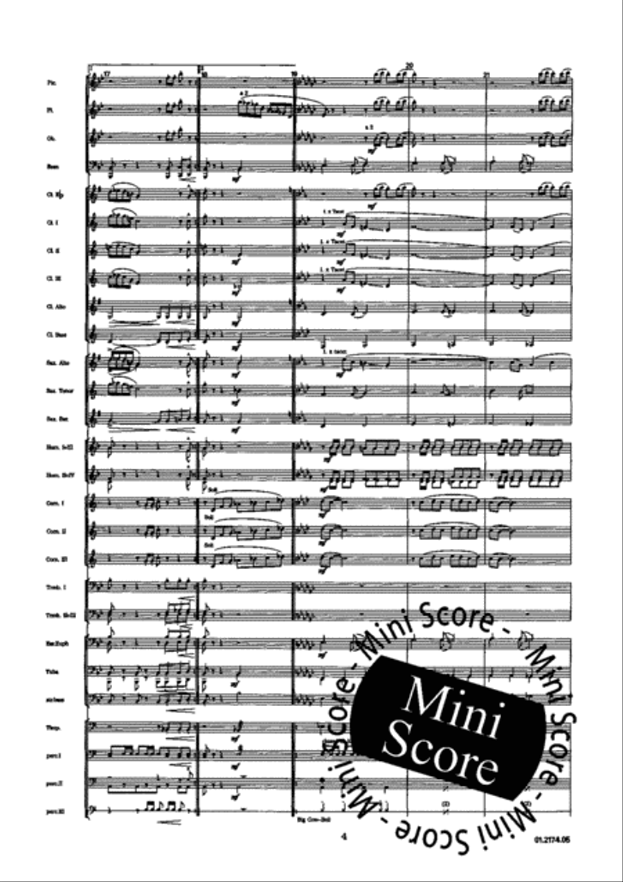 Saludos de Barcelona Saludos de Barcelona Concert Band scores gallery preview page 8