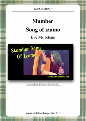 Book cover for Slumber Song Of Izumo - Japanese Lullaby - beginner & 27 String Harp | McTelenn Harp Center