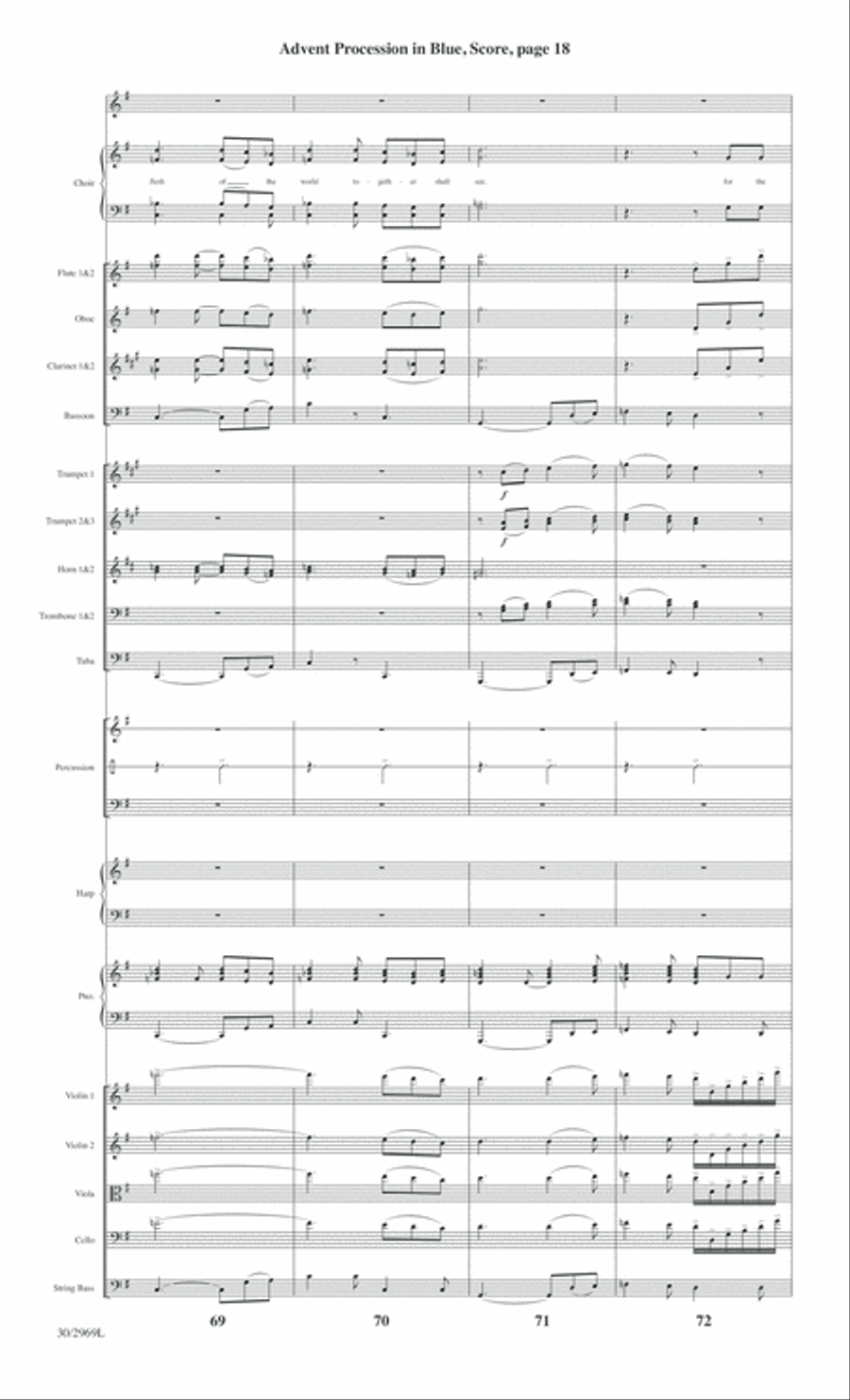 The Heart of Christmas - Full Score Choir scores gallery preview page 20